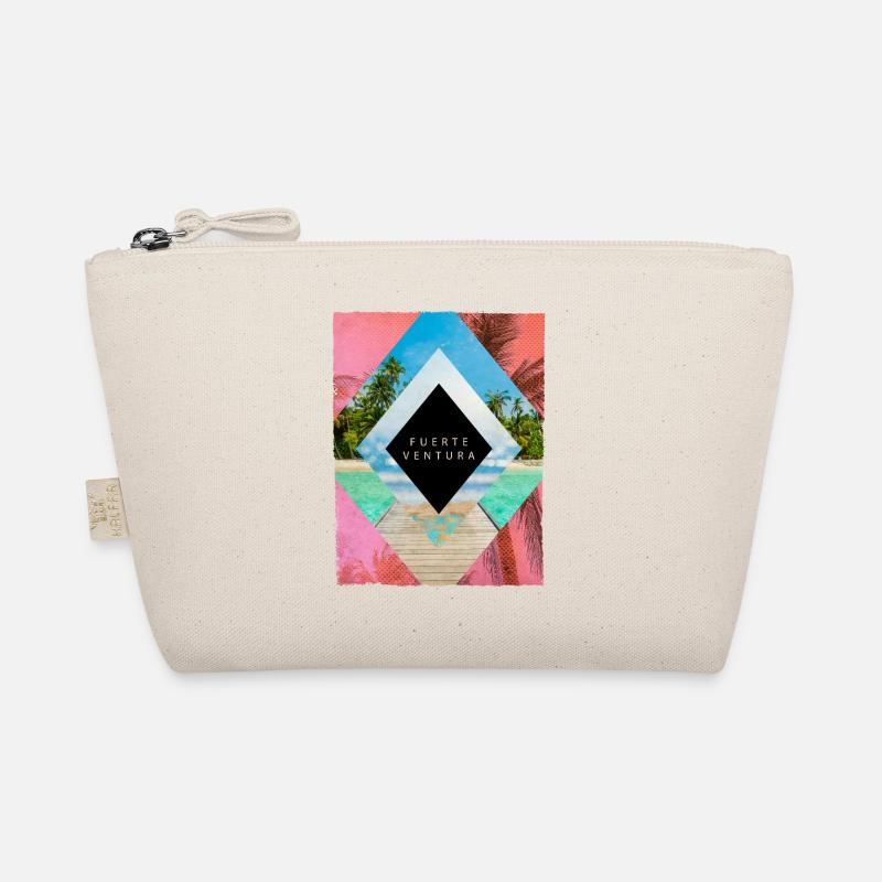 Fuerteventura Summer Sun Beach Sea Palm Trees Organic Pouch