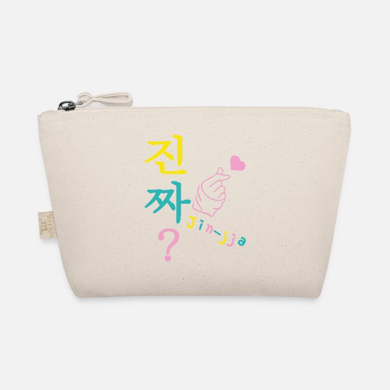 Jin-jja kdrama fan hangul really customizable Organic Pouch