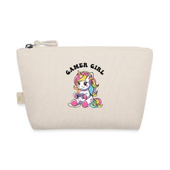 Gamer Girl - Bio-Täschchen - Natur - Vorne
