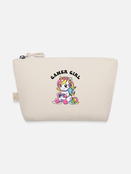 Gamer Girl - Bio-Täschchen - Natur