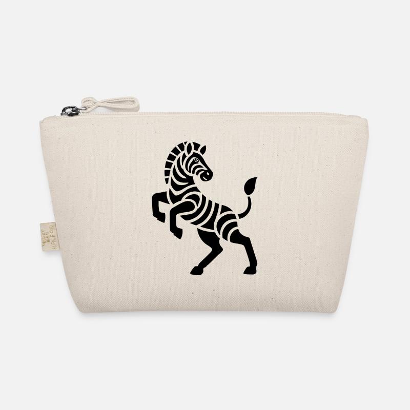 Silhouette de zèbre Œuvre d’art Design minimal Trousse biologique