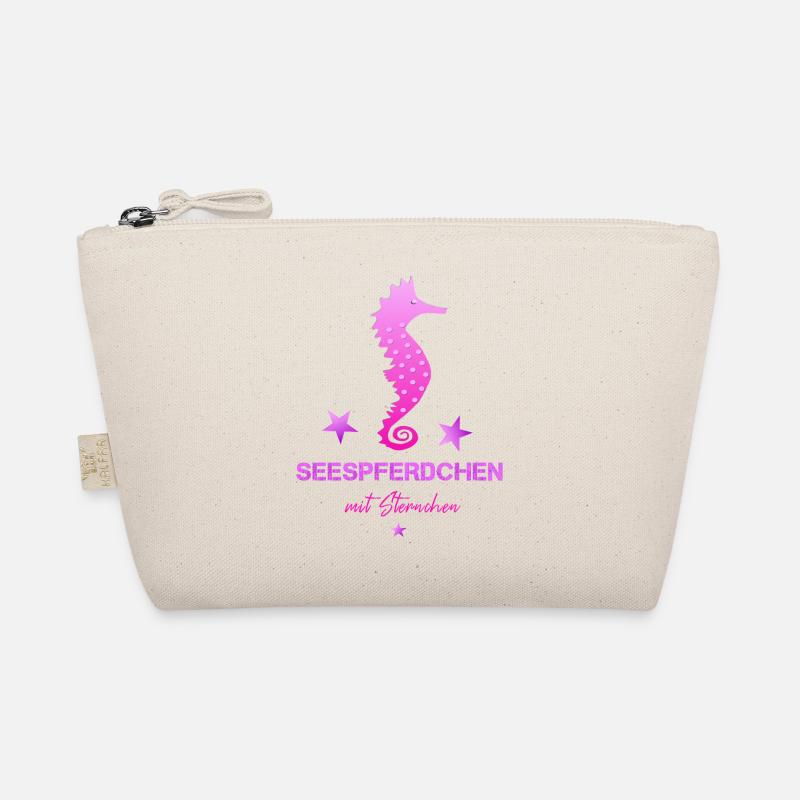 Hippocampe rose avec insigne de natation astérisque Trousse biologique