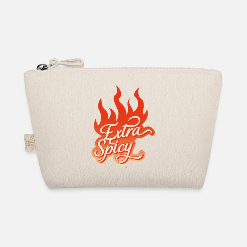 Extra Spicy – Feurige Typografie Bio-Täschchen