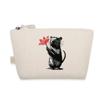 Urban Waterlily: Street art meets nature - Organic Pouch - nature - Front