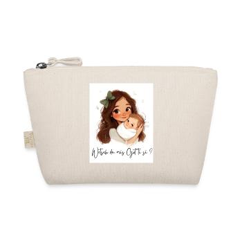 Allez-vous être parrain ? – Cadeau pour marraine - Trousse biologique - nature - Devant