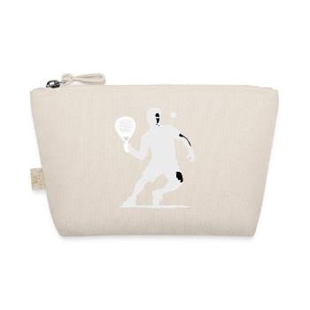 Joueur de padel avant blanc - Trousse biologique - nature - Devant