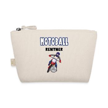 Motoball Motoballer Rentner Rente Ruhestand - Bio-Täschchen - Natur - Vorne