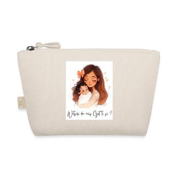 Wetsch du mis Gotti si? – Geschenk für Patentante - Bio-Täschchen - Natur - Vorne