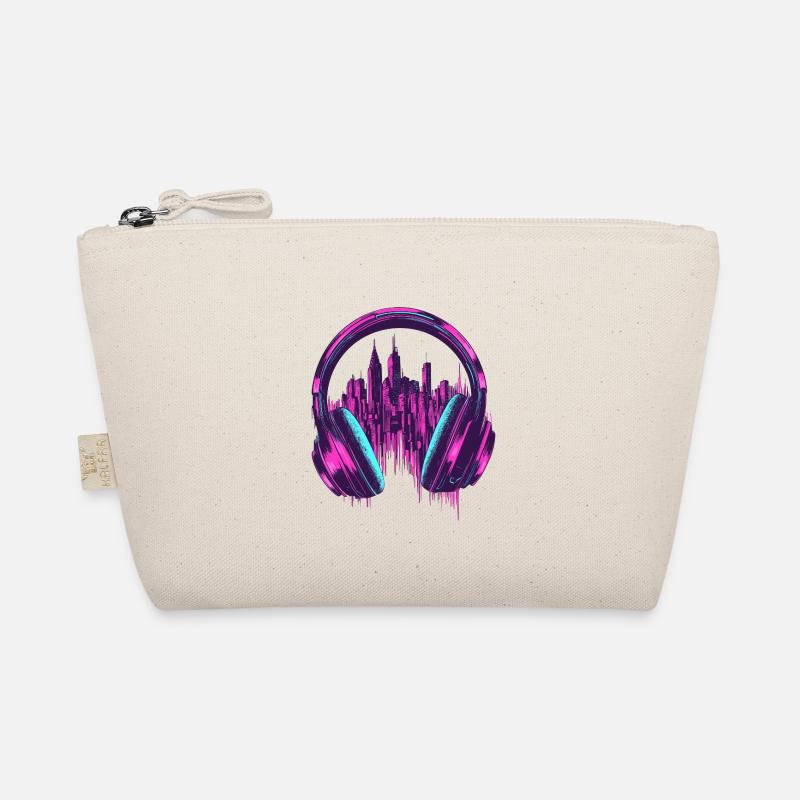 Casque d’écoute - Pink Skyline City Trousse biologique