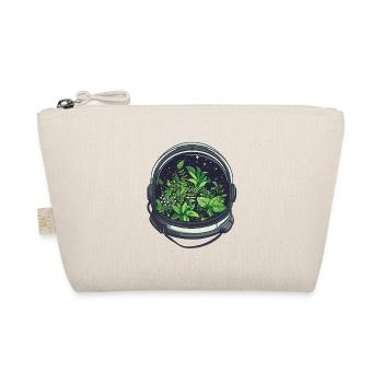Astronautenhelm mit Pflanzen – Space & Nature Desi - Bio-Täschchen - Natur - Vorne