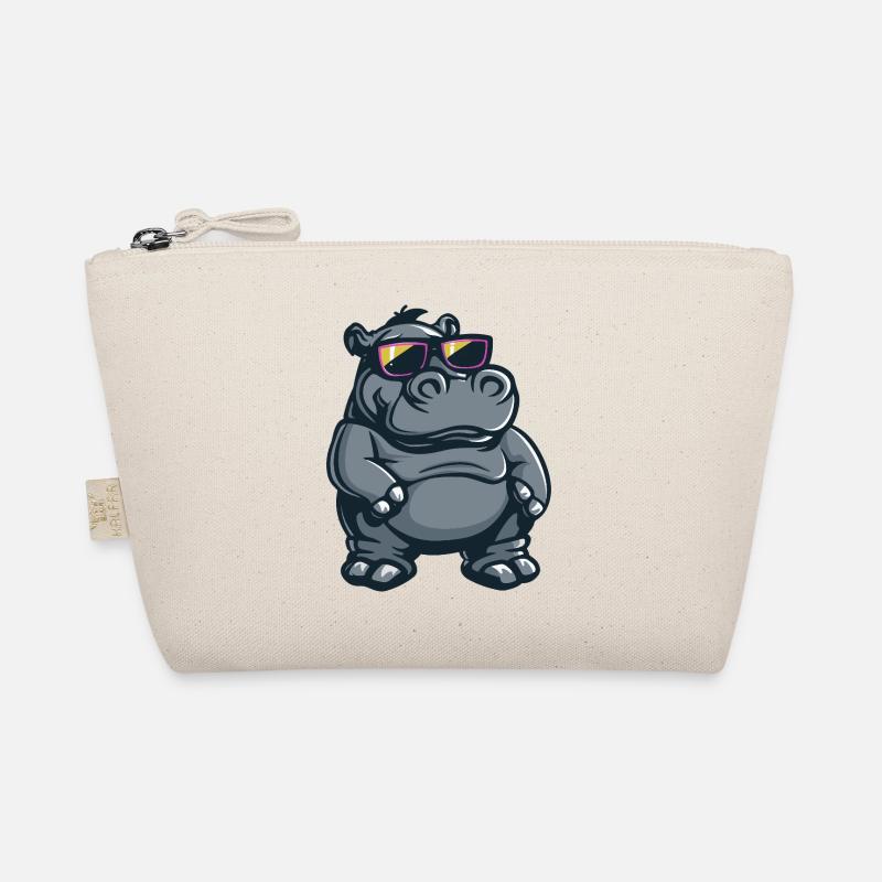 Nilpferd Cool Tier Bio-Täschchen