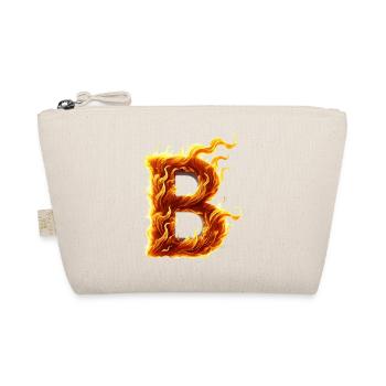 Lettre B Flammes - Trousse biologique - nature - Devant