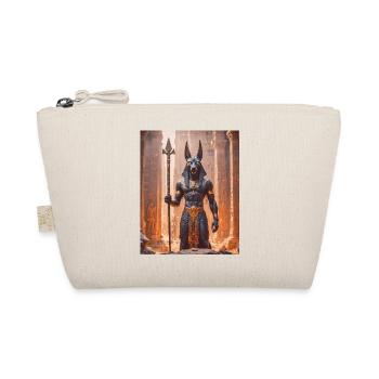 Anubis, jackal-headed god, standing in a dimly - Organic Pouch - nature - Front