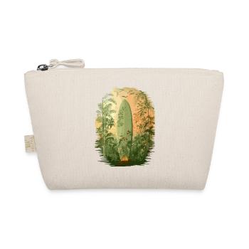 Surfboard in the Jungle – Nature & Adventure Design - Organic Pouch - nature - Front
