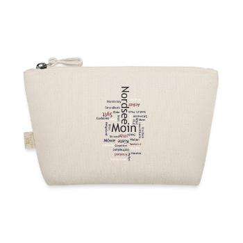 North Sea Word Cloud – Maritime Design - Organic Pouch - nature - Front