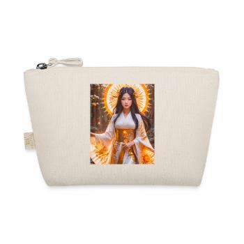 Amaterasu Déesse du soleil rayonnante en kimono blanc avec - Trousse biologique - nature - Devant
