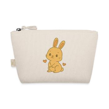 Bunny Bunny Spring Summer Easter Garden - Organic Pouch - nature - Front