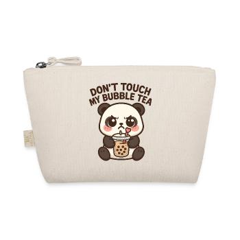 Ne touchez pas à mon thé à bulles – Kawaii Panda - Trousse biologique - nature - Devant