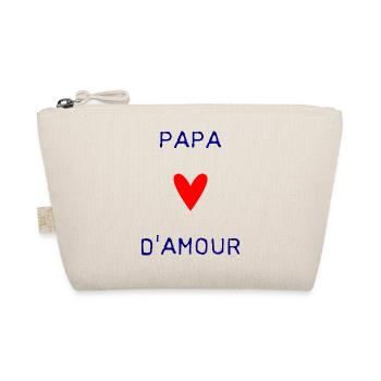 HAPPY FATHER'S DAY. DAD. FATHER'S DAY. FATHER - Organic Pouch - nature - Front