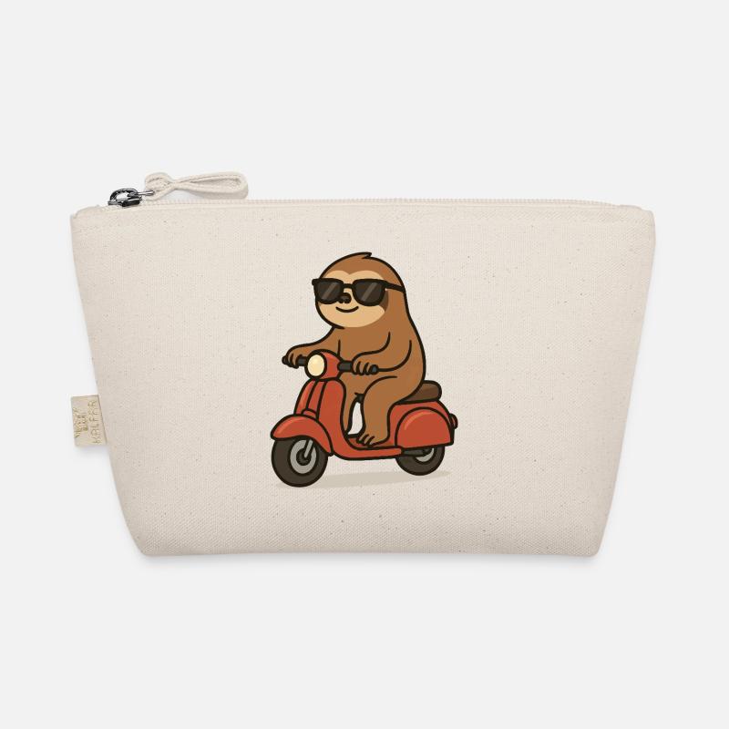 faultier comic moped Bio-Täschchen