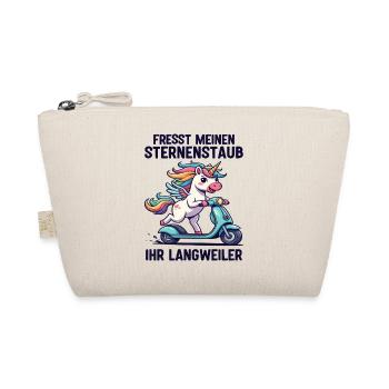 Scooter Unicorn - Organic Pouch - nature - Front