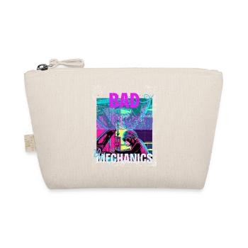 Bad Mechanics – Monkey Garage Style - Organic Pouch - nature - Front