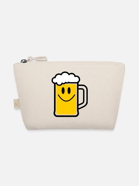 Beer face - Organic Pouch - nature - Front