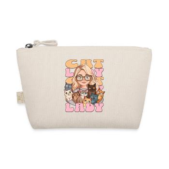 Chats Chat Dame Femme Fille J’aime Chats Drôle - Trousse biologique - nature - Devant