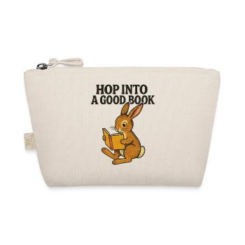 Hop into a Good Book - Organic Pouch - nature - Front