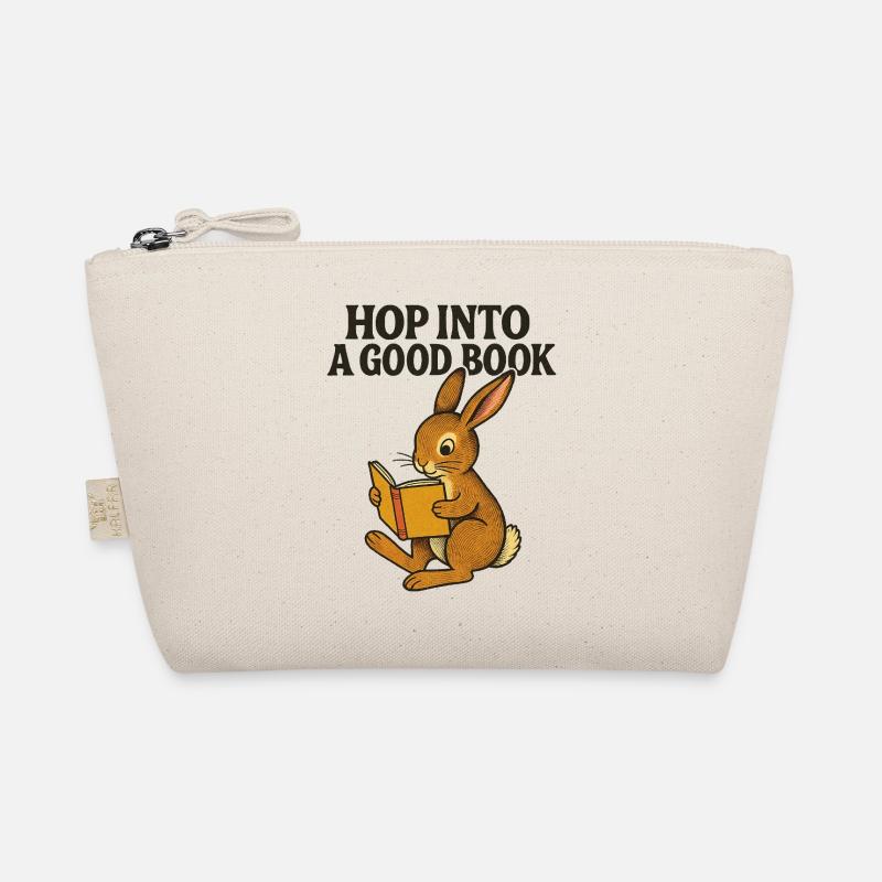 Hüpfen Sie in ein gutes Buch Bio-Täschchen