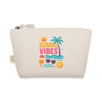 Summer Vibes - Bio-Täschchen - Natur - Vorne