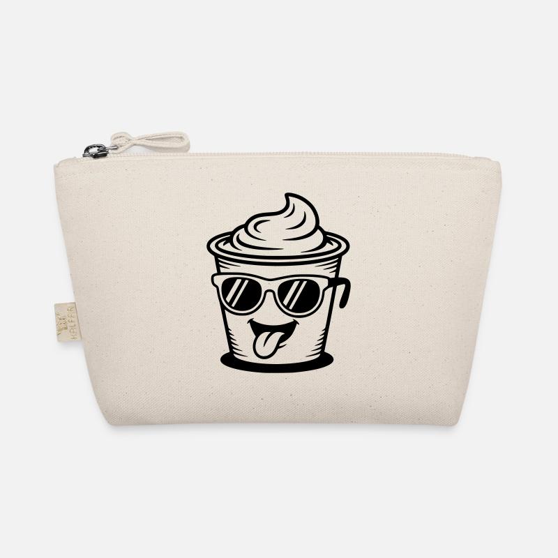 Tasses, crème, yaourt, crème, glace (couleur variable) Trousse biologique