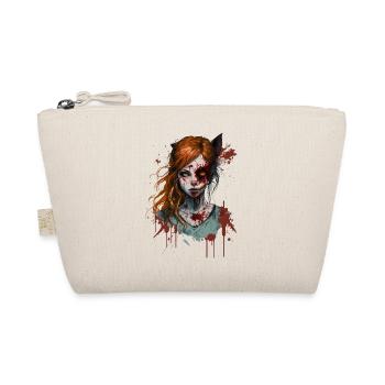 Zombie Fox Woman - Organic Pouch - nature - Front