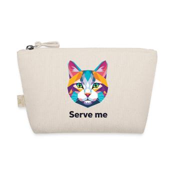 Illustration de chat géométrique coloré - Trousse biologique - nature - Devant