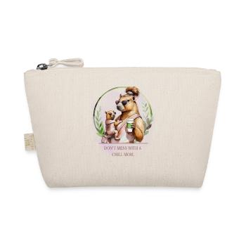 Chill Mom 2026 – Don't Mess with a Chill Mom - Organic Pouch - nature - Front