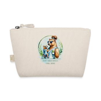 Chill Mom 2026 – Don't Mess with a Chill Mom - Organic Pouch - nature - Front