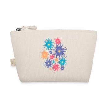 Colorful Flowers (Used) 02 - Organic Pouch - nature - Front