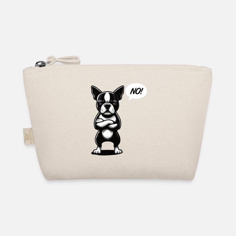 No Boston Terrier Boston Boston terrier owner - Organic Pouch - nature