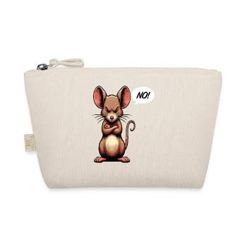 No Ratte Ratten Rattenbesitzer Rattenliebhaber - Bio-Täschchen - Natur - Vorne
