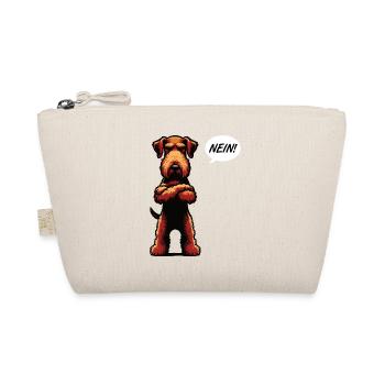 Nein Airedale Terrier Airedales Airedalebesitzer - Bio-Täschchen - Natur - Vorne