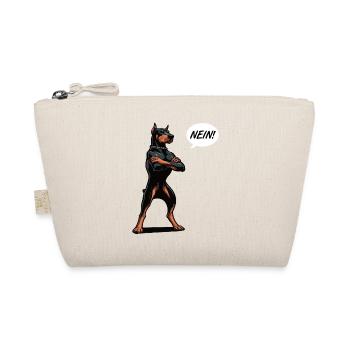 Nein Dobermann Dobermannbesitzer Dobermannhalter - Bio-Täschchen - Natur - Vorne