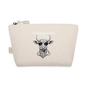 Grillmeister - Cool buffalo with sunglasses - Organic Pouch - nature - Front