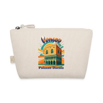 PALAZZO DUCALE – Venice Italy Retro Travel Shirt - Bio-Täschchen - Natur - Vorne