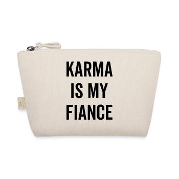 Karma ist mein Verlobter - Bio-Täschchen - Natur - Vorne