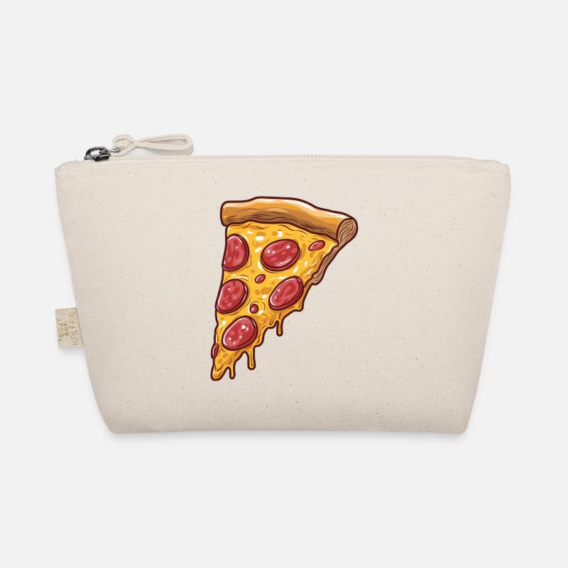 Pepperoni Pizza Slice Food Lover Organic Pouch