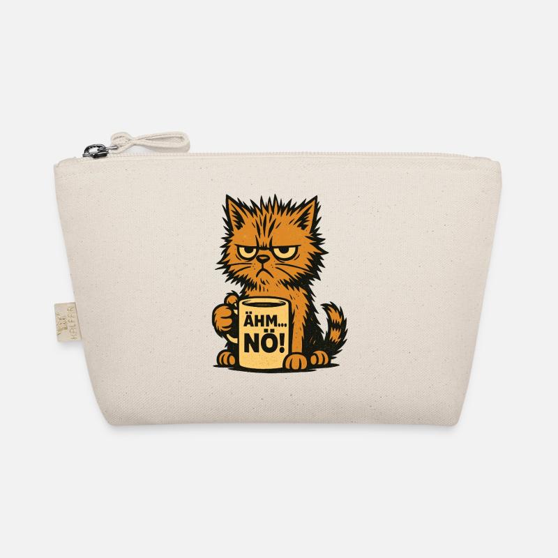 Kaffeetasse – Ähm, Nö - Katzendesign Bio-Täschchen
