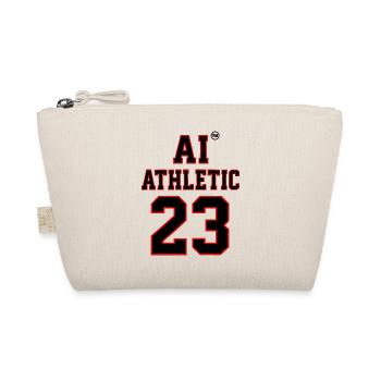 Sporty Athletic Number 23 Lettering - Organic Pouch - nature - Front
