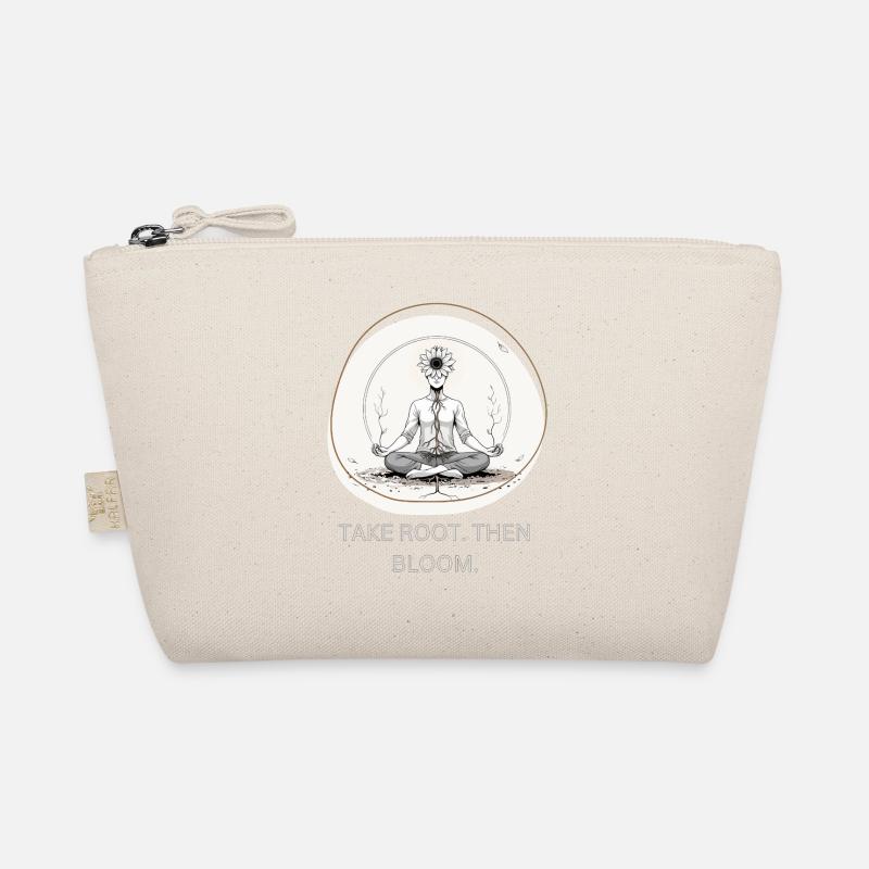 Flower meditation with root connection Organic Pouch