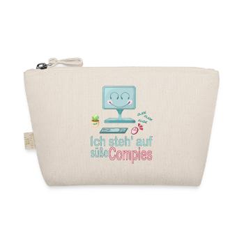 J’adore les ordinateurs mignons - Trousse biologique - nature - Devant