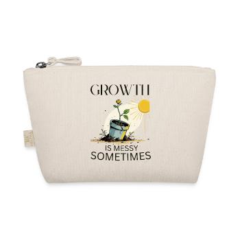 Growth story with flower and sun - Organic Pouch - nature - Front